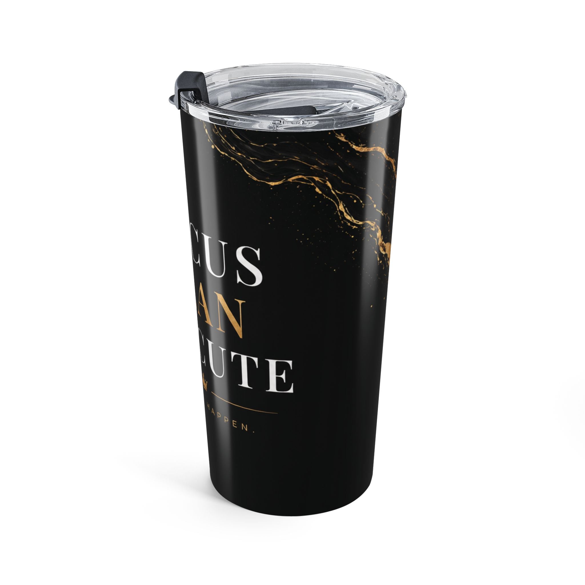 Focus Plan Execute Tumbler | Motivational Insulated Travel Mug