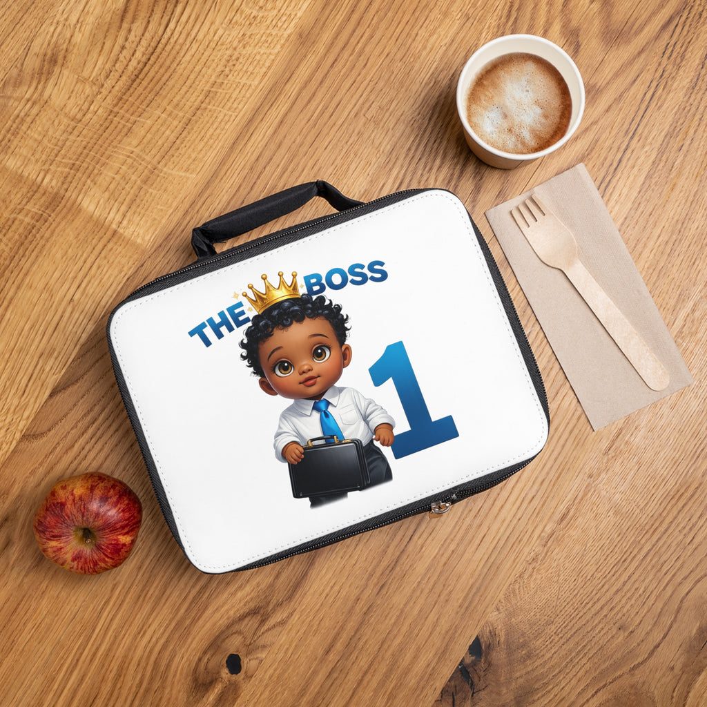 Lunch Bag — "The Boss" 1st Birthday Kids Lunchbox