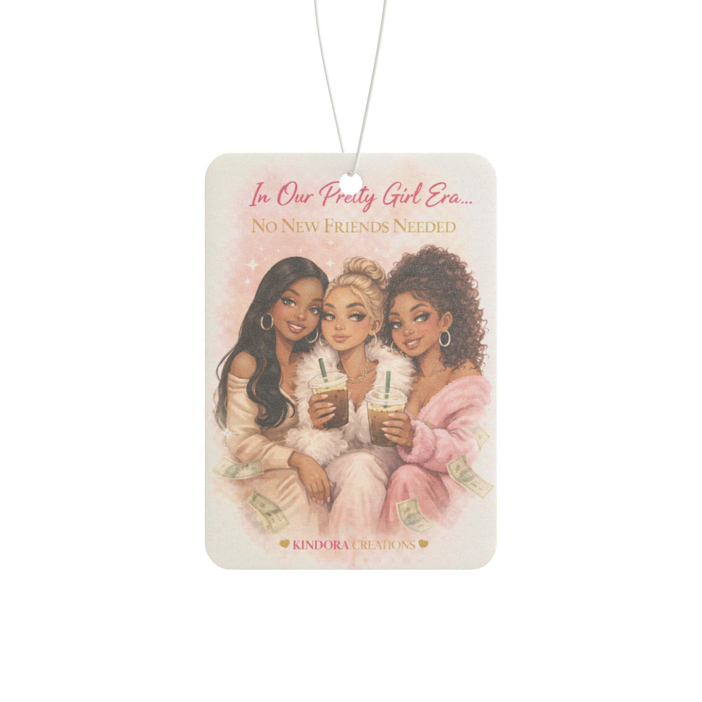 Car Air Freshener — 'Be One Pretty Girl' Trio Scented Ornament (Girl Squad, Self-Love Gift)