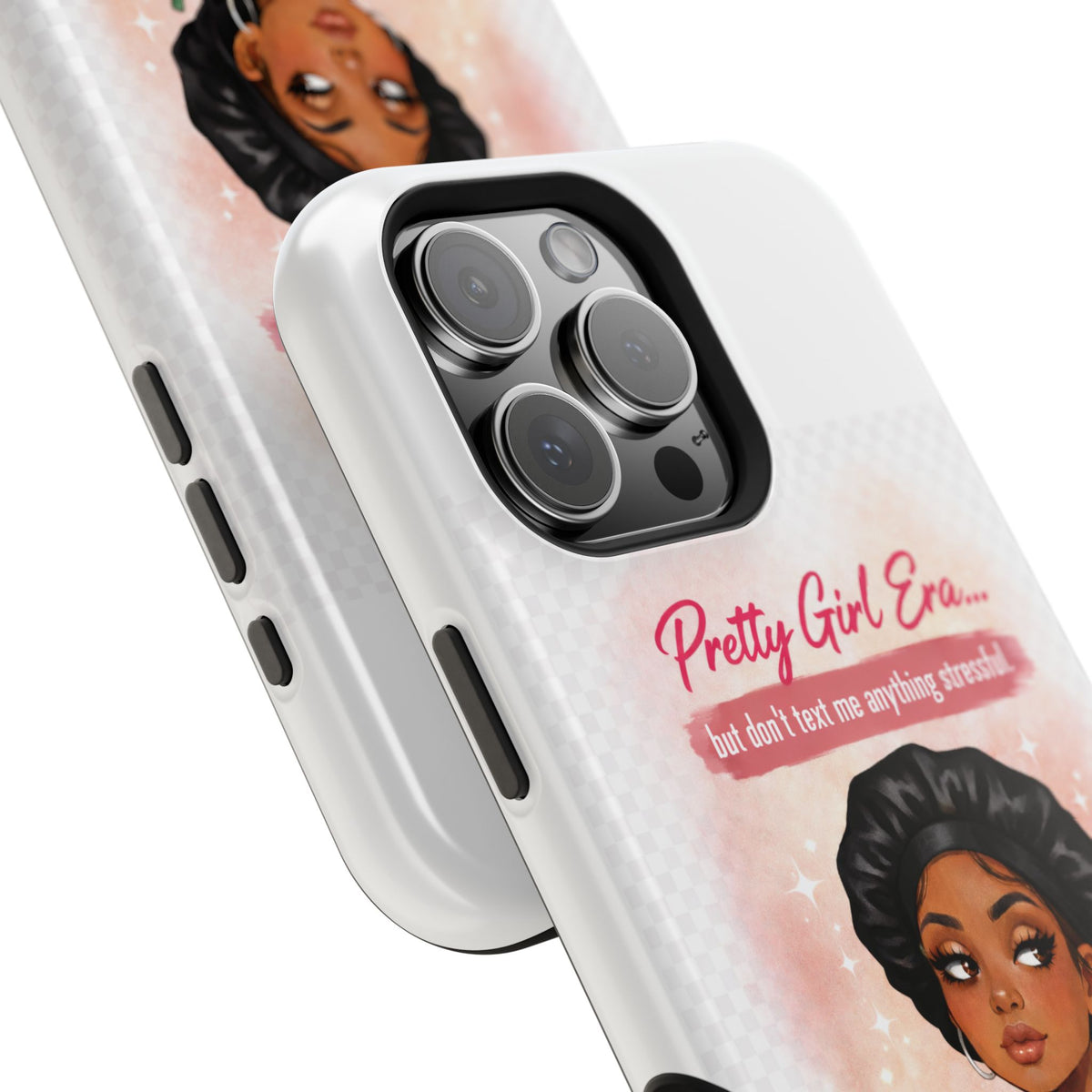 Phone Case — "Pretty Girl Era" Magnetic Impact-Resistant Case (Coffee & Bonnet Design)