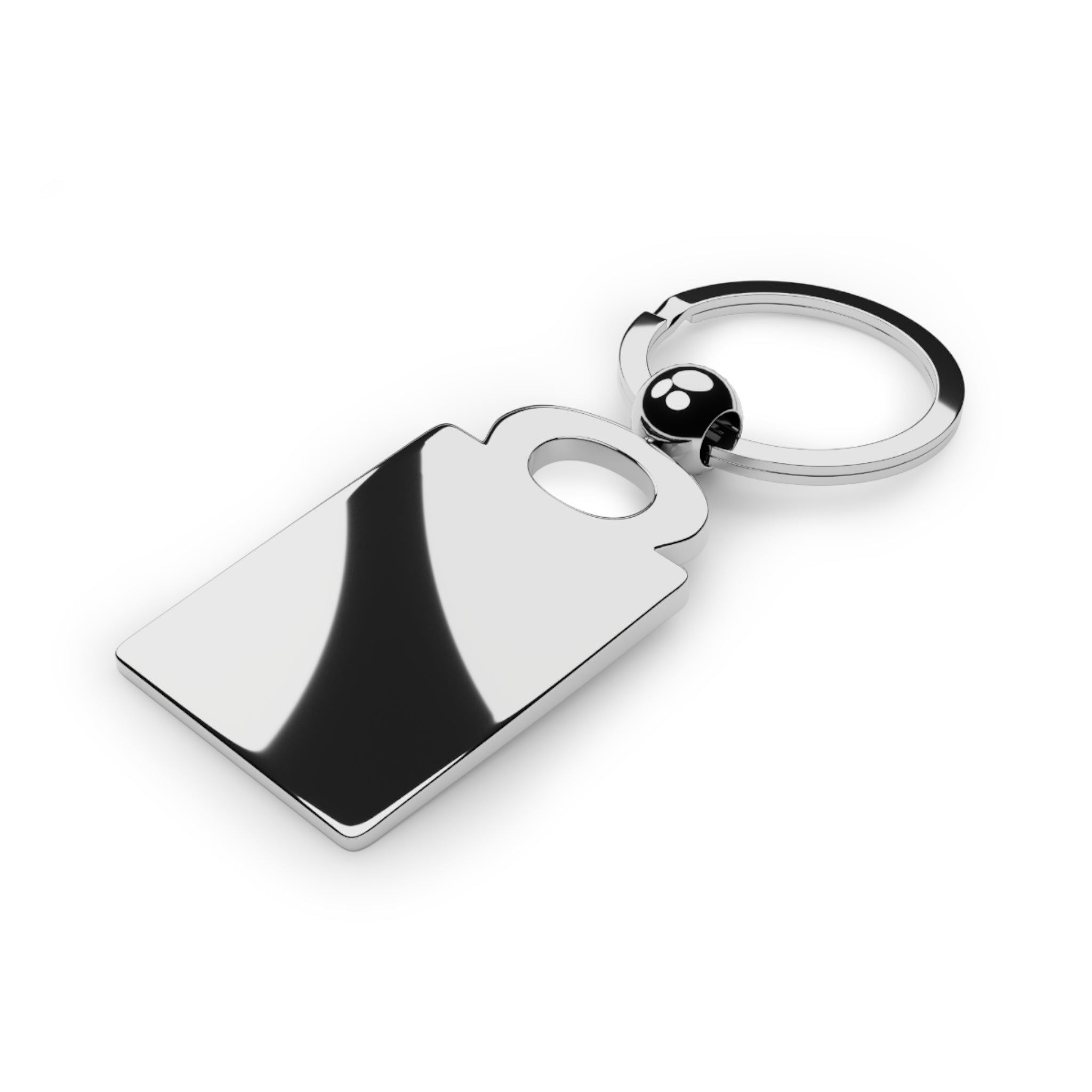 Pink Queen Rectangle Photo Keyring – Crown Heart Photo Keychain