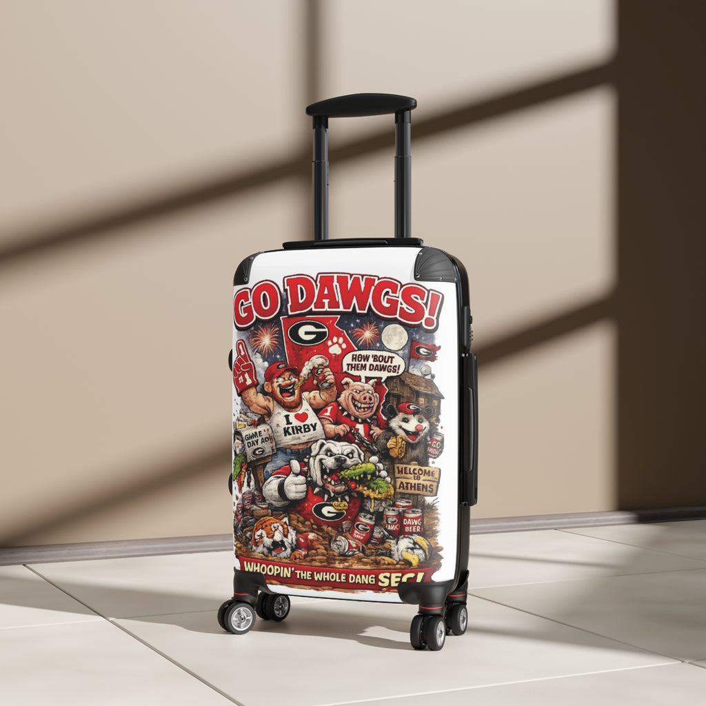Go Dawgs! Team Mascot Suitcase — Georgia Bulldogs Travel Luggage