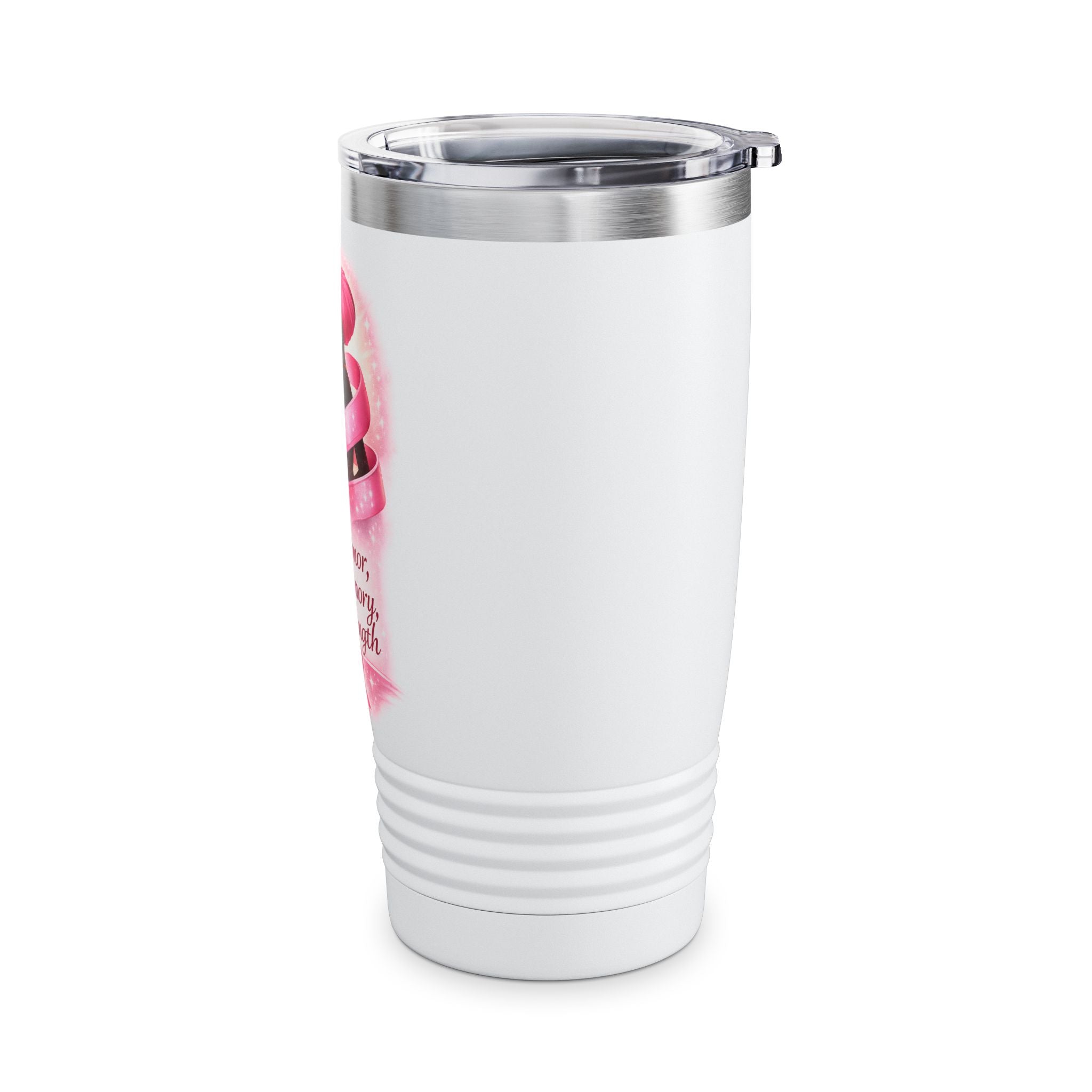 Breast Cancer Awareness 20oz Tumbler — "In Honor, In Memory, In Strength"