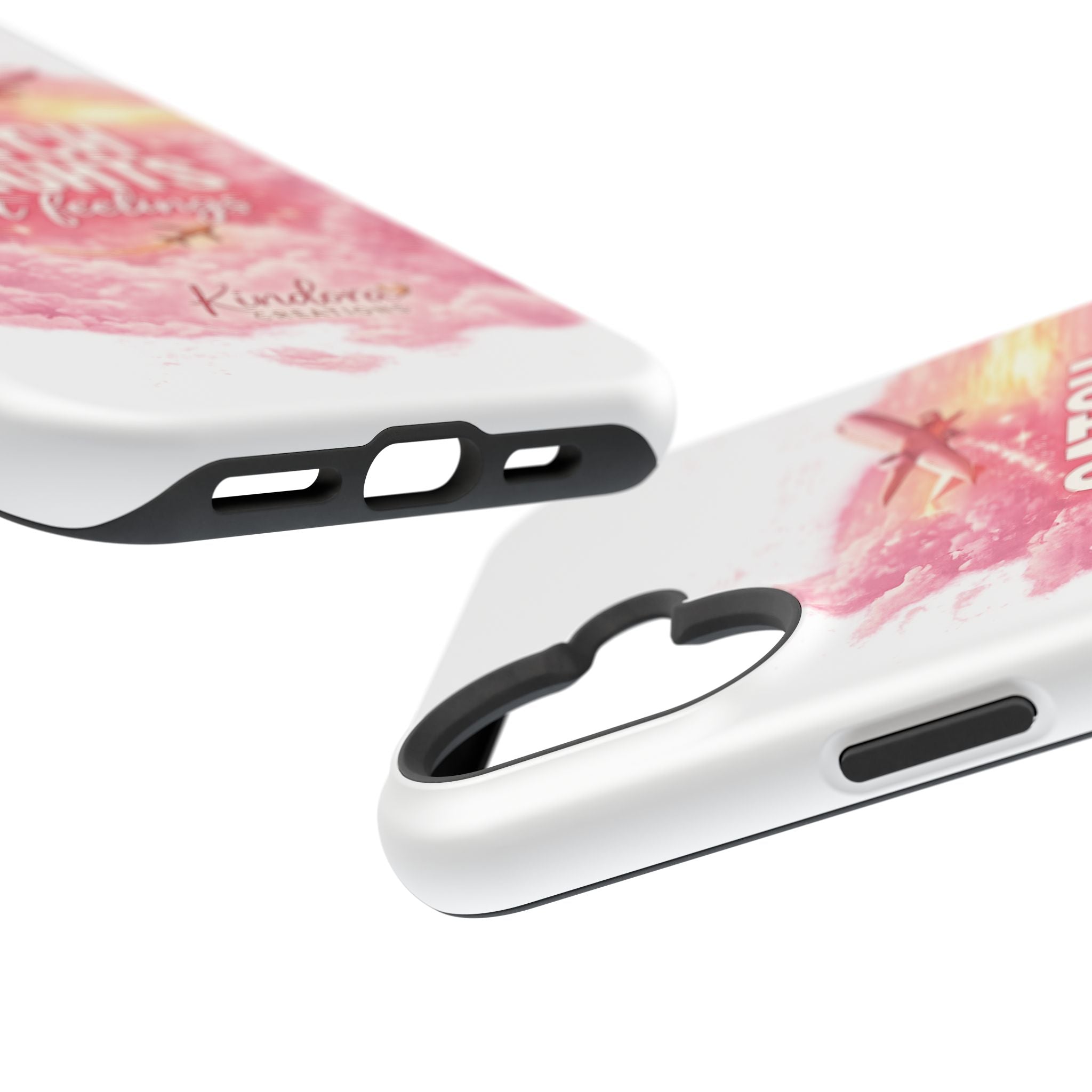 iPhone Case — "Catch Flights Not Feelings" Magnetic Impact-Resistant Travel Phone Case