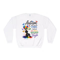 Autism Awareness Crewneck Sweatshirt — "Autism Doesn't Come With a Manual" Colorful Puzzle Heart Design