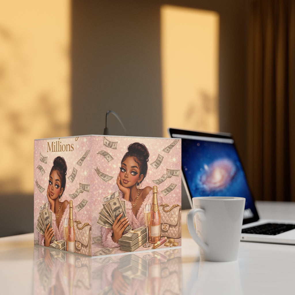 Manifesting Millions Light Cube Lamp