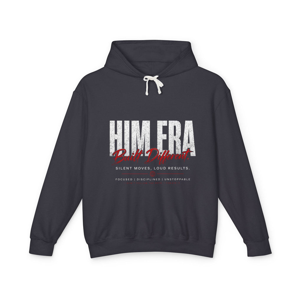 Him Era Hoodie – Built Different Graphic Hoodie, Men’s Streetwear Pullover, Silent Moves Loud Results