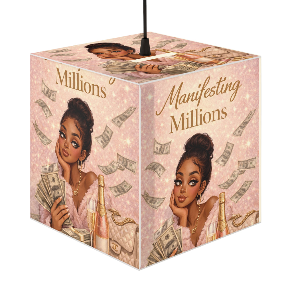 Manifesting Millions Light Cube Lamp