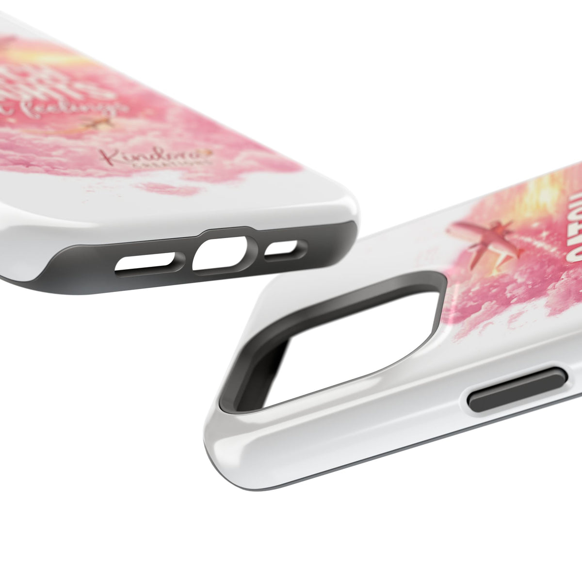 iPhone Case — "Catch Flights Not Feelings" Magnetic Impact-Resistant Travel Phone Case