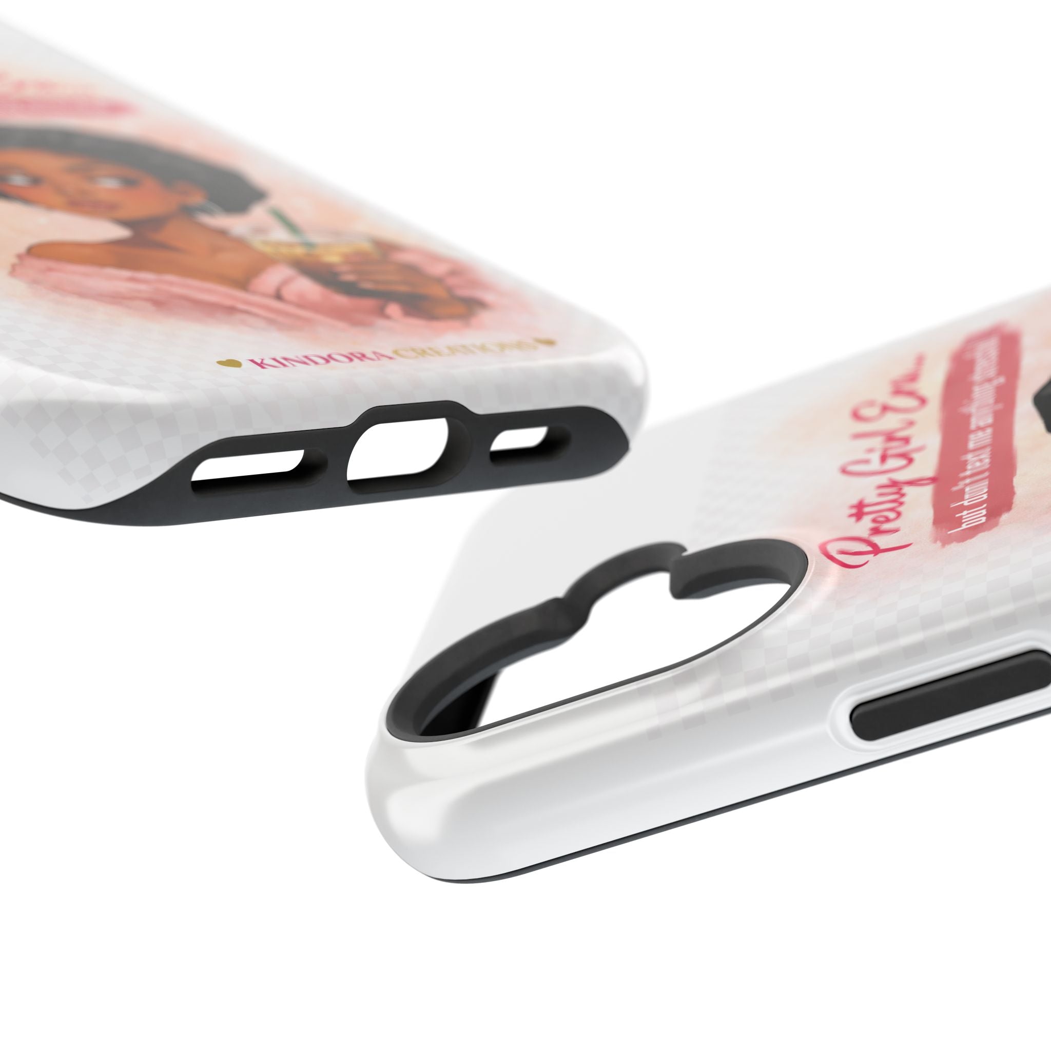 Phone Case — "Pretty Girl Era" Magnetic Impact-Resistant Case (Coffee & Bonnet Design)