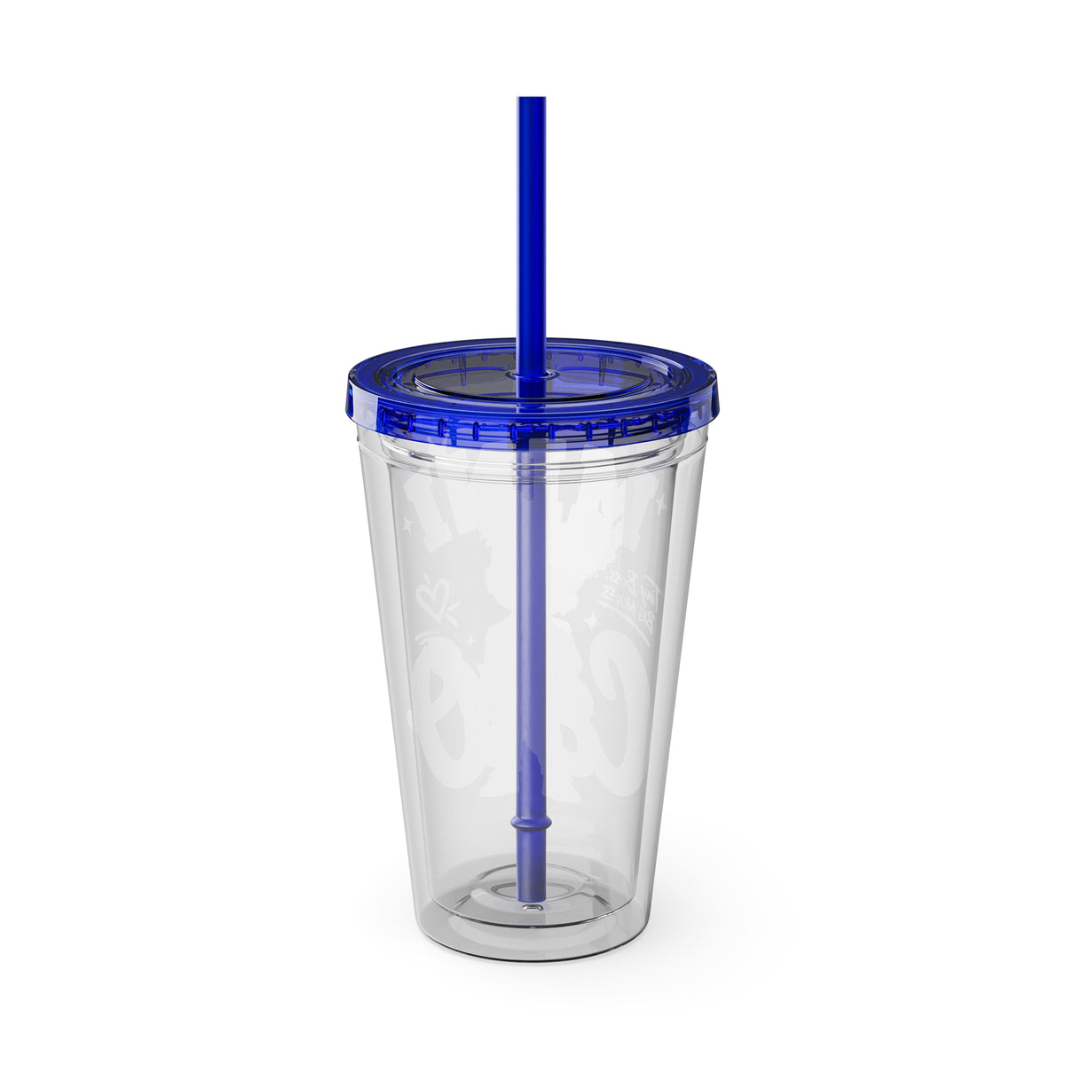 Mini CEO 16oz Tumbler with Straw – Cute Pink Boss Baby Drink Cup