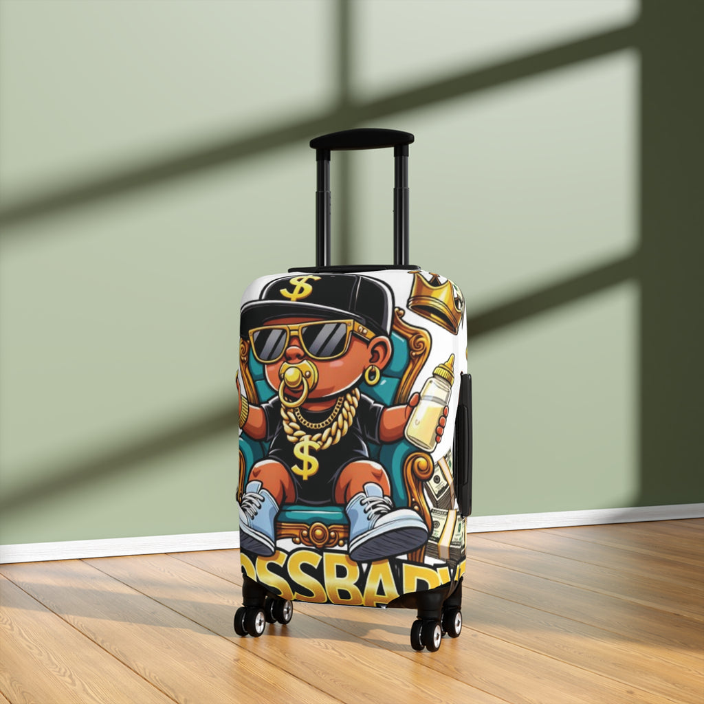 Boss Baby Luggage Cover — Funky Cartoon Hip-Hop Baby Design