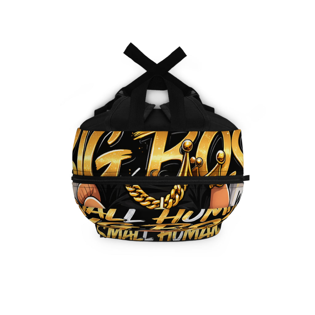 Backpack — "Small Human Big Boss" Urban Baby Graphic Backpack