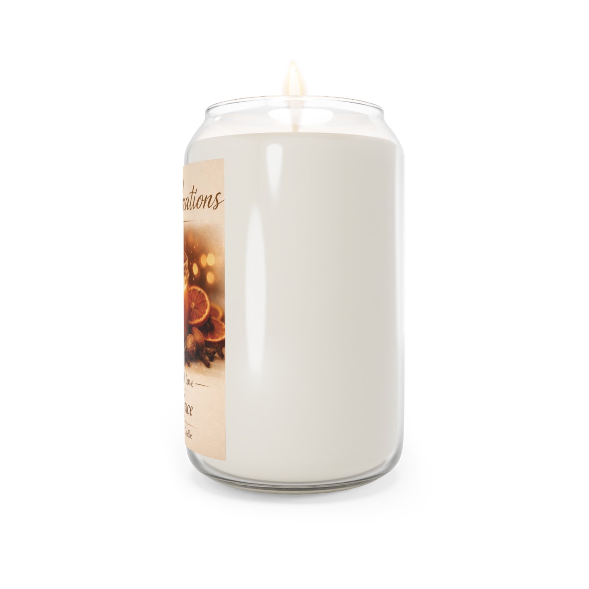 Comfort Spice Soy Candle — 13.75 oz Scented Jar (Handcrafted with Love)