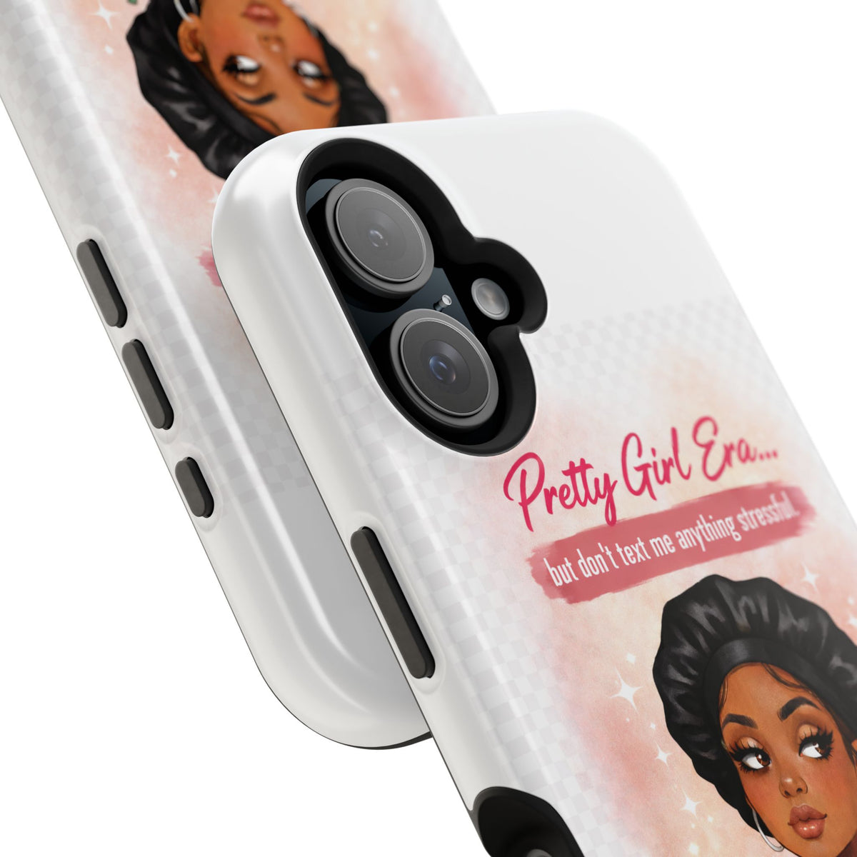 Phone Case — "Pretty Girl Era" Magnetic Impact-Resistant Case (Coffee & Bonnet Design)