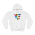 Autism Acceptance Hoodie - "Different, Not Less" Rainbow Infinity Pullover
