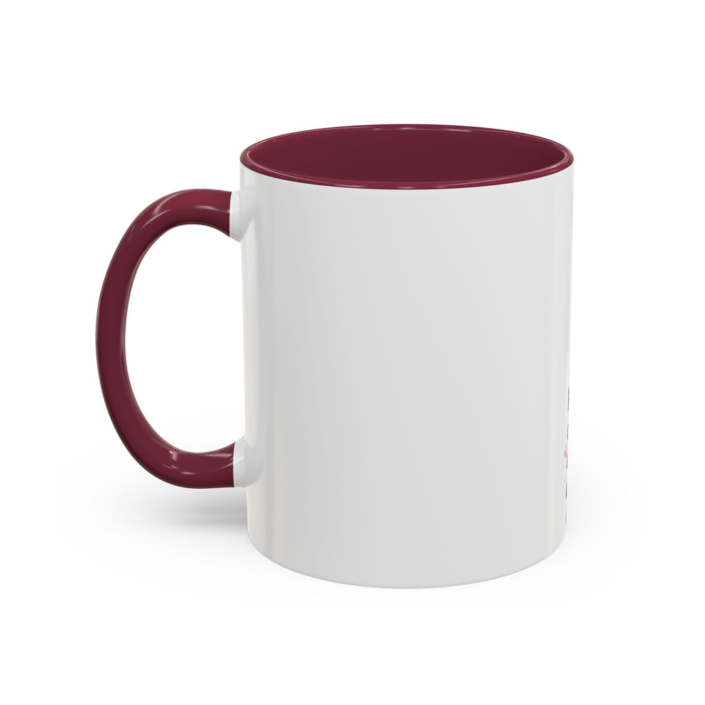 Nurse Mug — "Running on Caffeine, Chaos & a Calling" Color Accent Coffee Cup (11oz/15oz)
