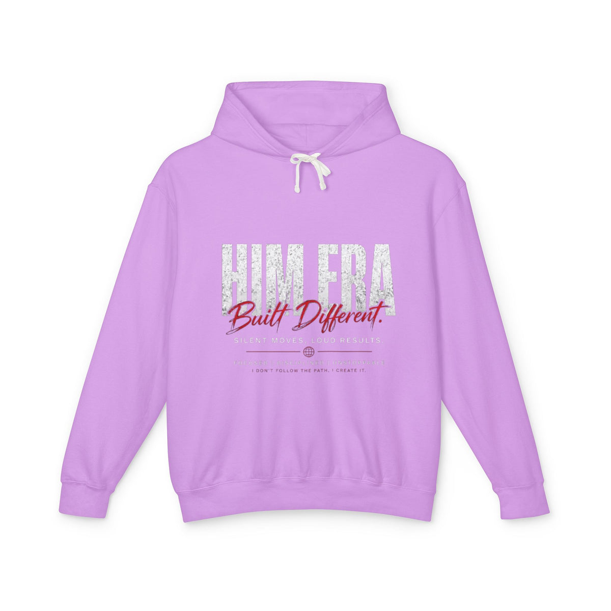 Him Era Hoodie – Built Different Graphic Hoodie, Men’s Streetwear Pullover, Silent Moves Loud Results