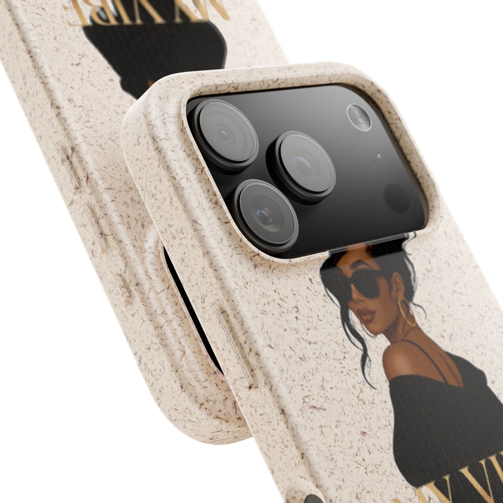 Biodegradable Phone Case — 'My Vibe Speaks Before I Do' Stylish Eco-Friendly Phone Cover