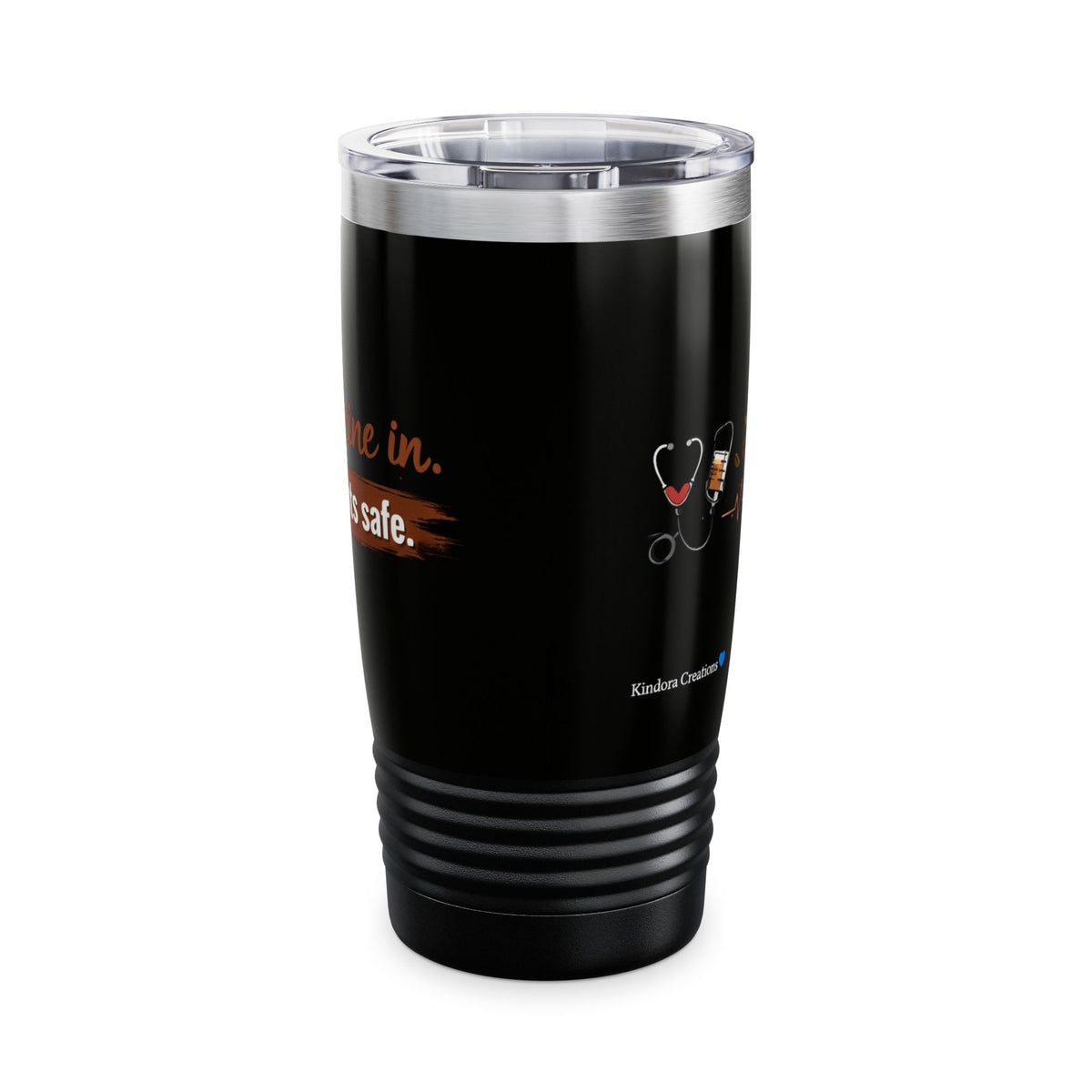 Nurse Coffee Tumbler — 20oz Insulated Ringneck Travel Cup