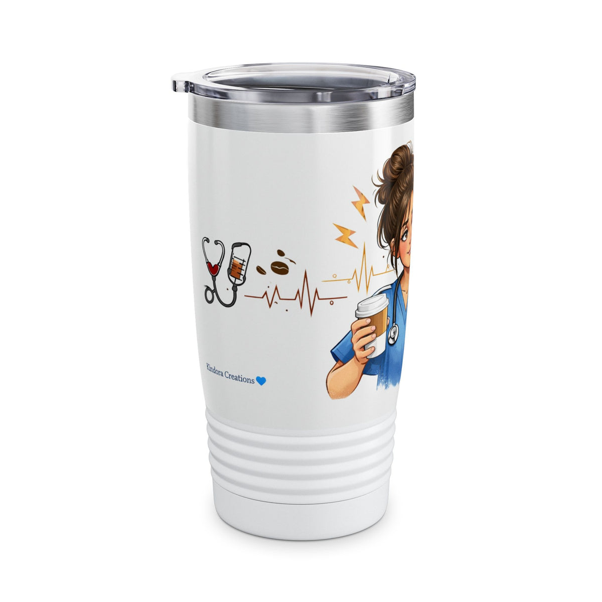 Nurse Coffee Tumbler — 20oz Stainless Insulated Travel Mug