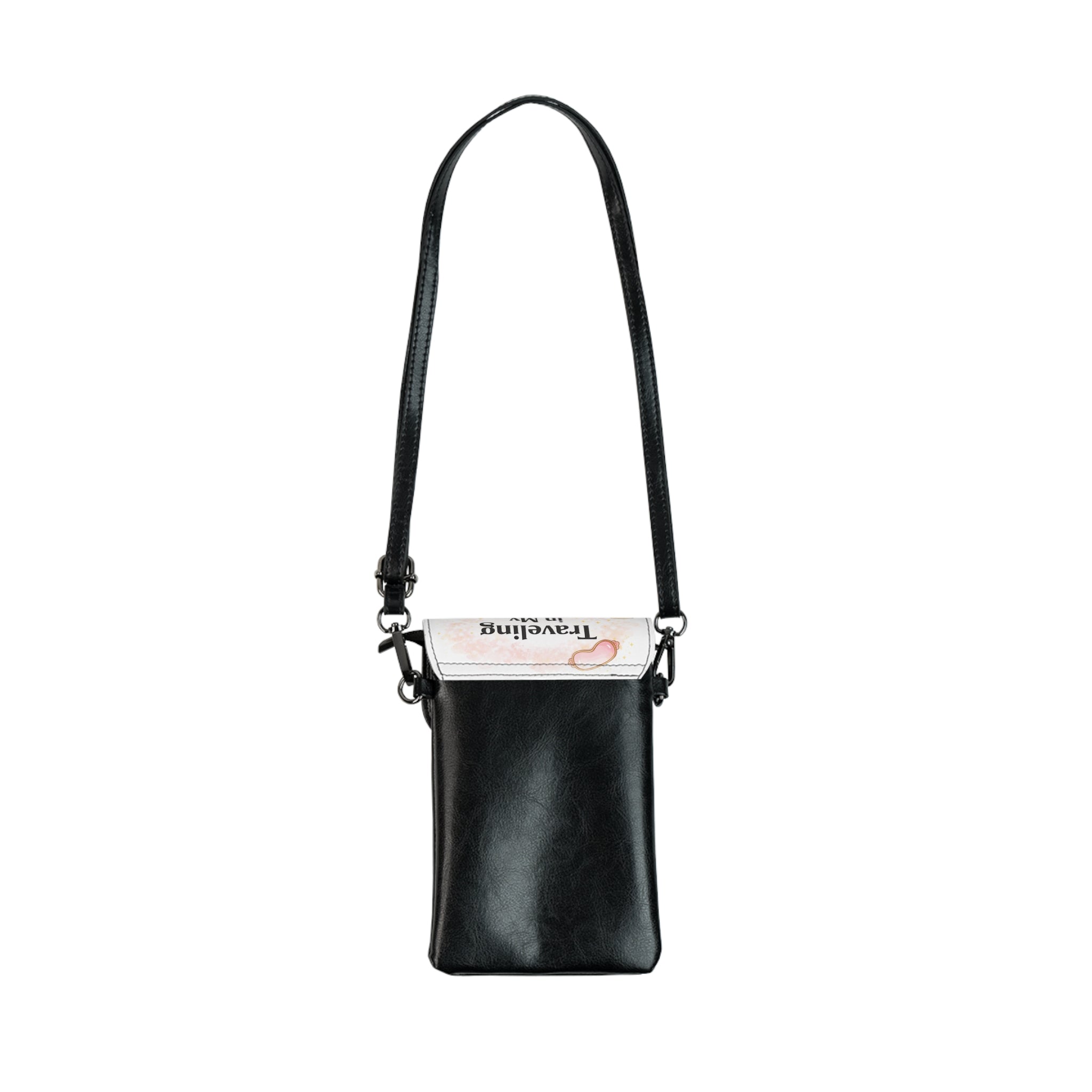 Cell Phone Wallet — "Traveling In My Soft Life Era" Crossbody Phone Pouch