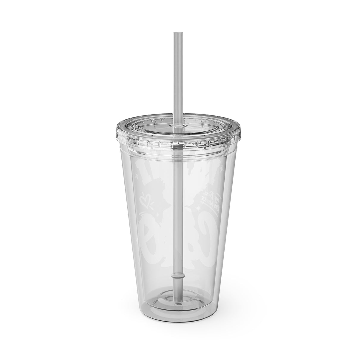 Mini CEO 16oz Tumbler with Straw – Cute Pink Boss Baby Drink Cup