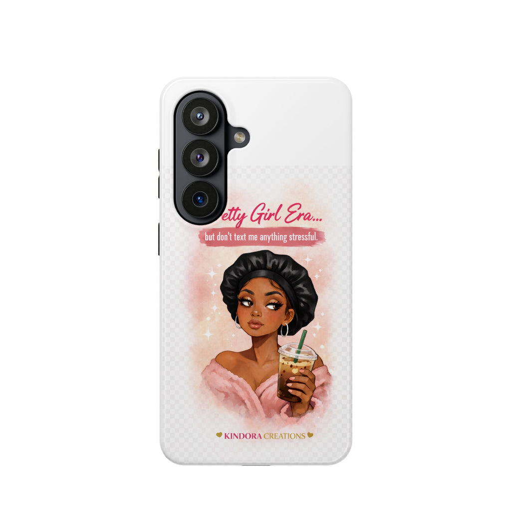 Phone Case — "Pretty Girl Era" Magnetic Impact-Resistant Case (Coffee & Bonnet Design)
