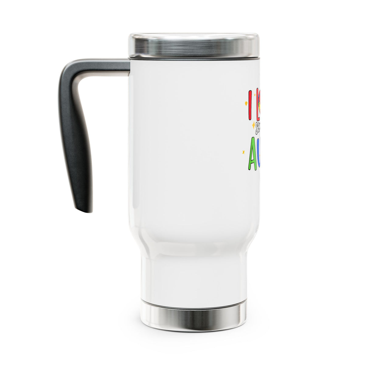 Autism Awareness Travel Mug – “I Love Someone With Autism” 14oz Stainless Steel