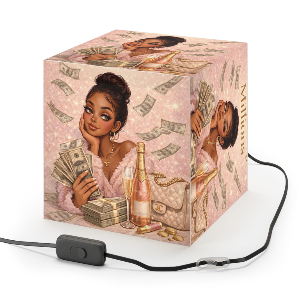 Manifesting Millions Light Cube Lamp