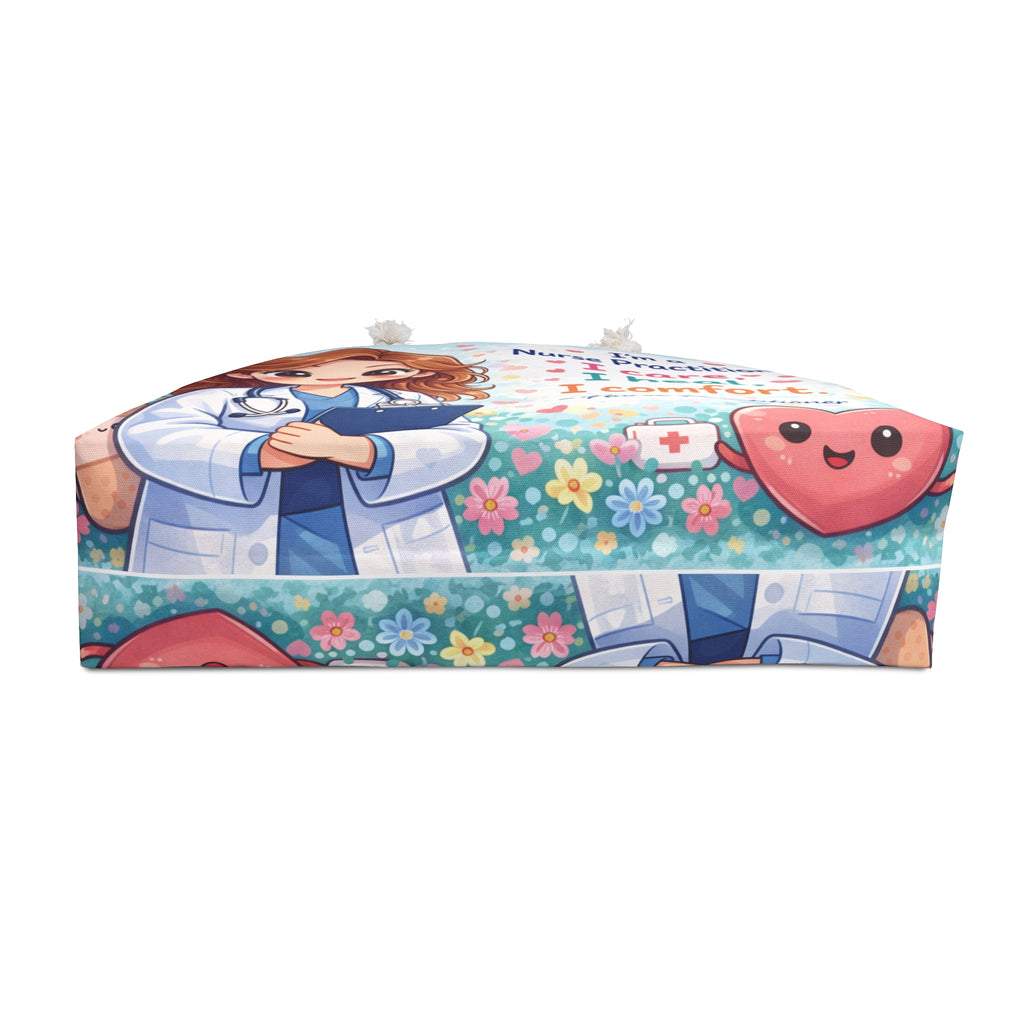 Nurse Practitioner Weekender Bag — "I care, I heal, I comfort" Travel Tote