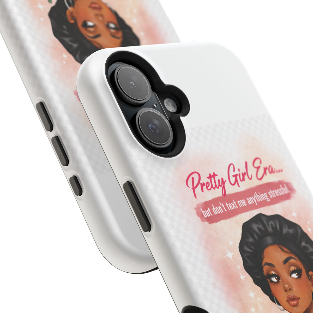 Phone Case — "Pretty Girl Era" Magnetic Impact-Resistant Case (Coffee & Bonnet Design)