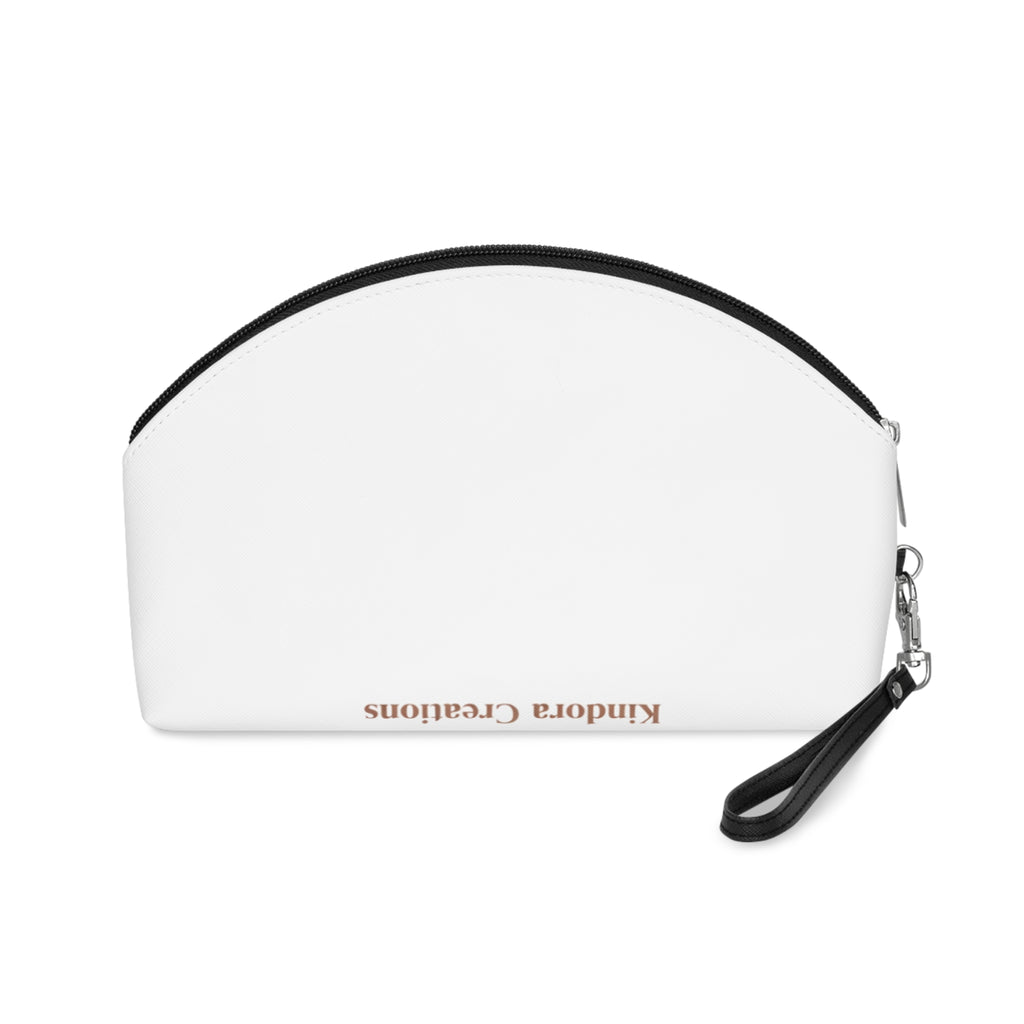 Makeup Bag - "Pretty Girl Essentials" Cosmetic Pouch for Toiletry, Travel & Gifts