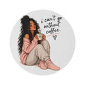 Pretty Girl Era Rug 💖 – Cute Aesthetic Room Decor | Soft Round Accent Rug